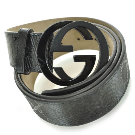 gucci gg supreme belt review|black gucci imprime belt.